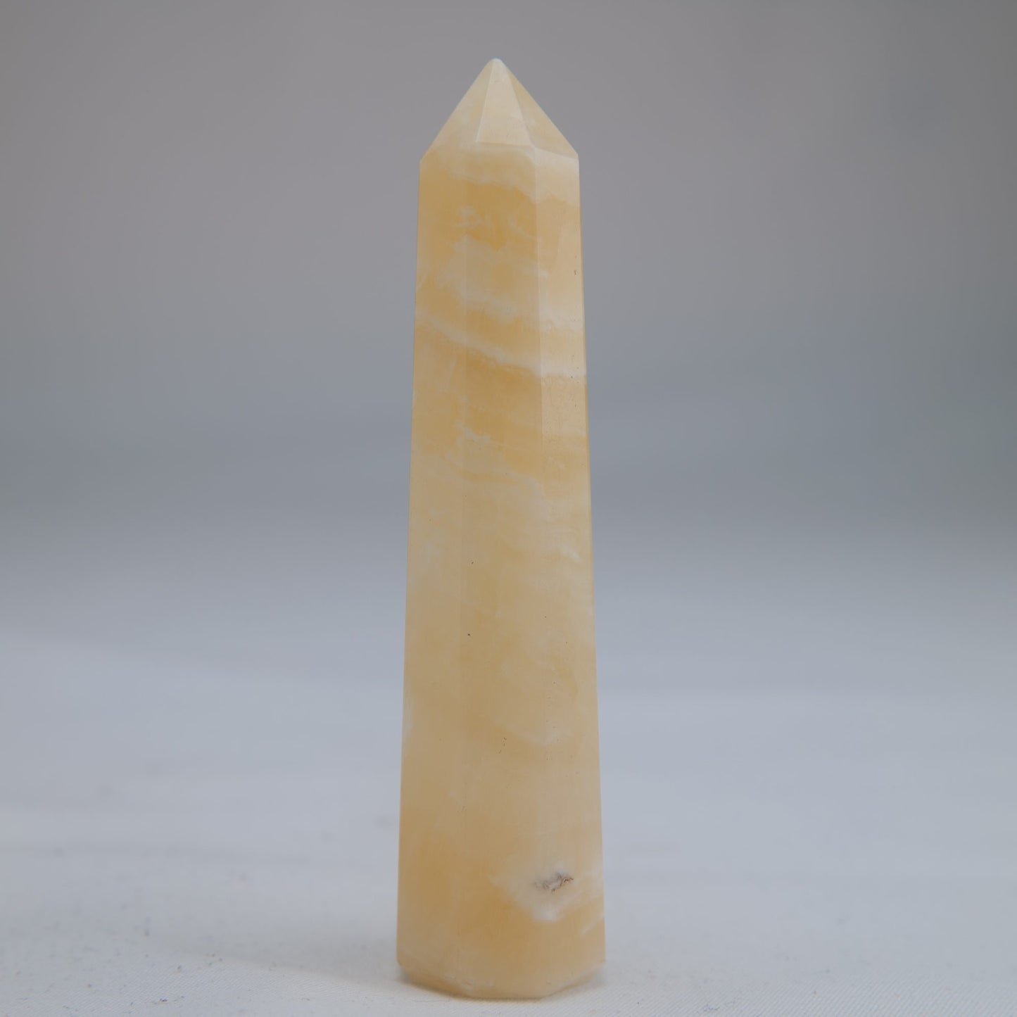 Yellow Banded Calcite Point 52g additional-3