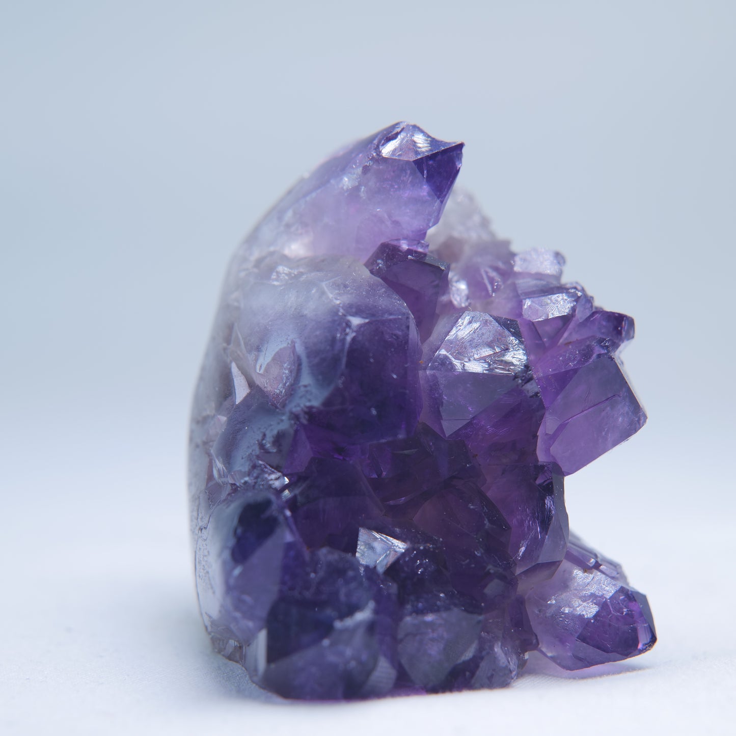 Uruguay Amethyst Druzy Freeform 129g – crystal detail one