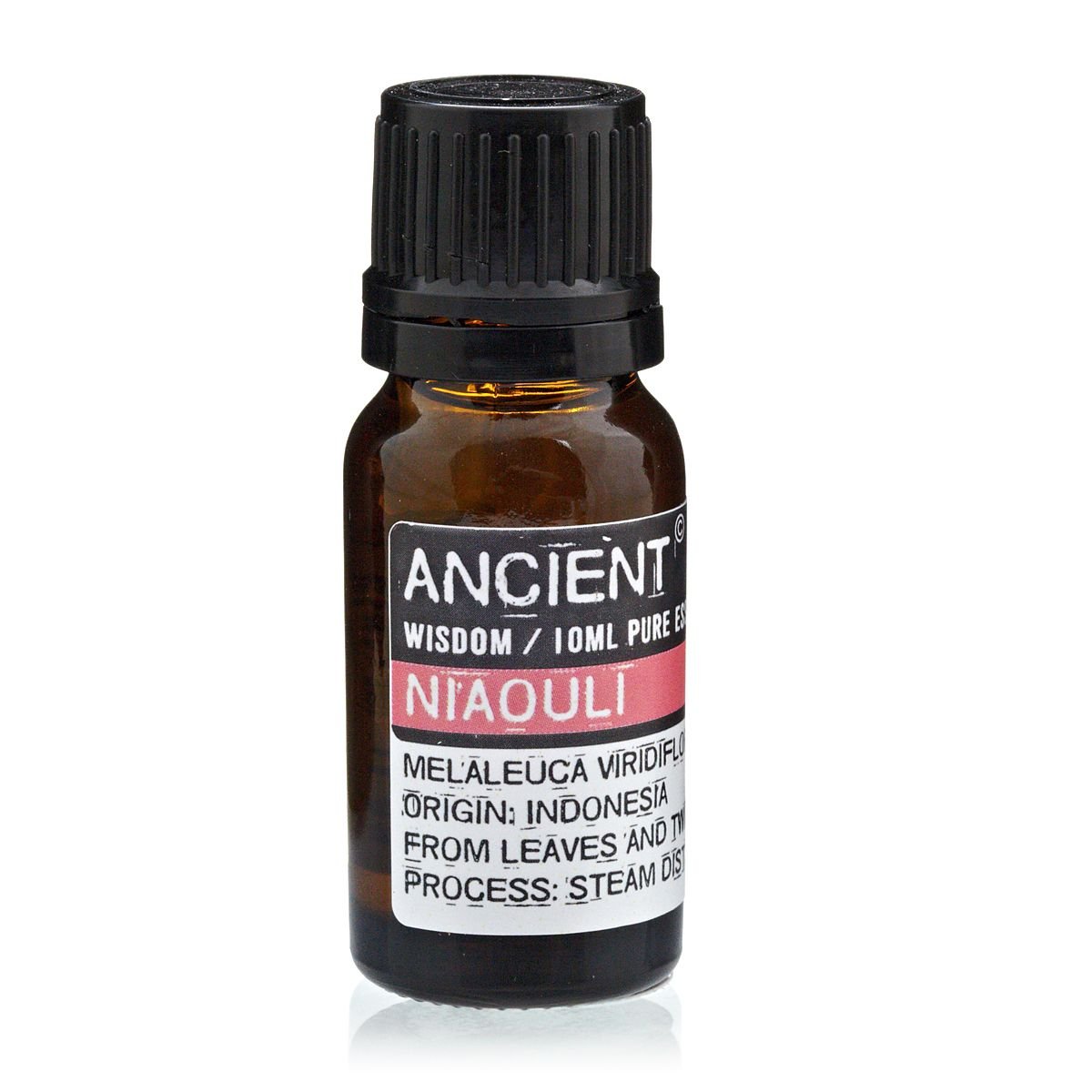 Polished 10 ml Niaouli Essential Oil featuring natural patterning and unique variations - Luna Panther