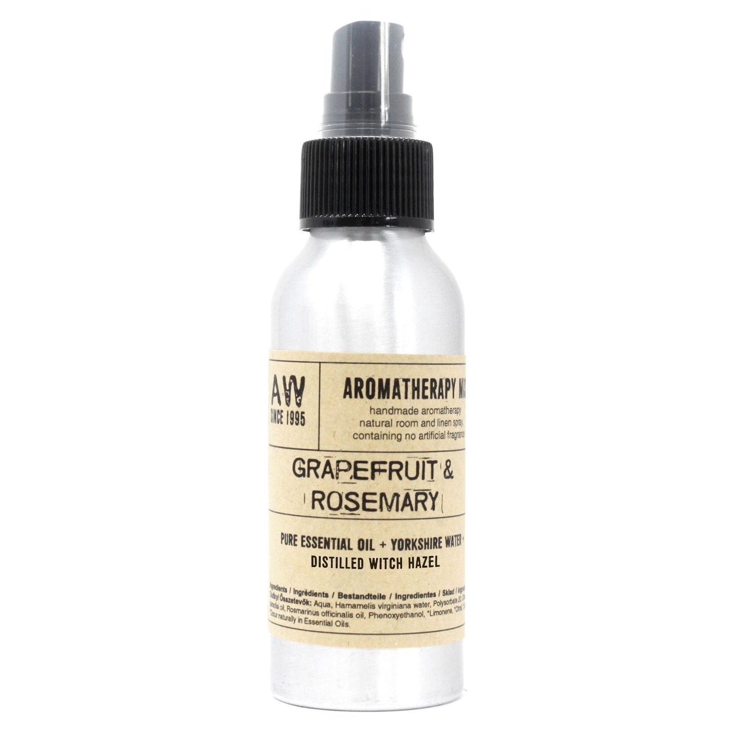 100ml Essential Oil Mist - Grapefruit and Rosemary - Luna Panther