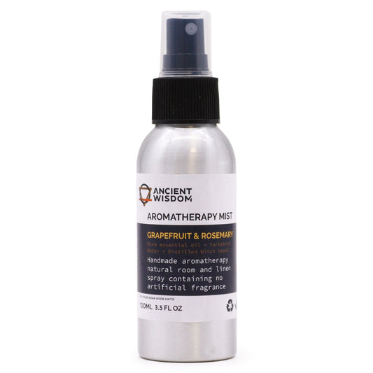 100ml Essential Oil Mist - Grapefruit and Rosemary - Luna Panther