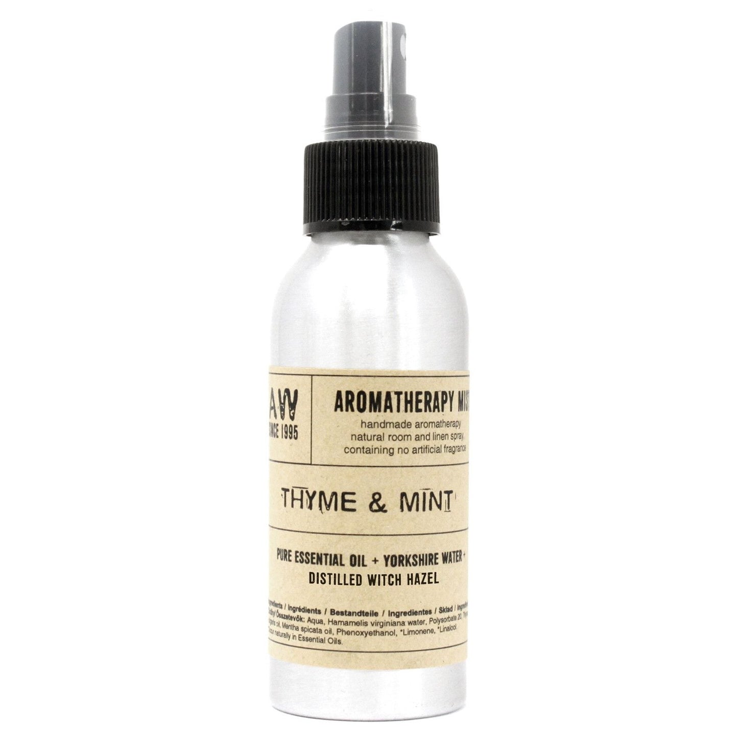 100ml Essential Oil Mist - Thyme & Mint - Luna Panther