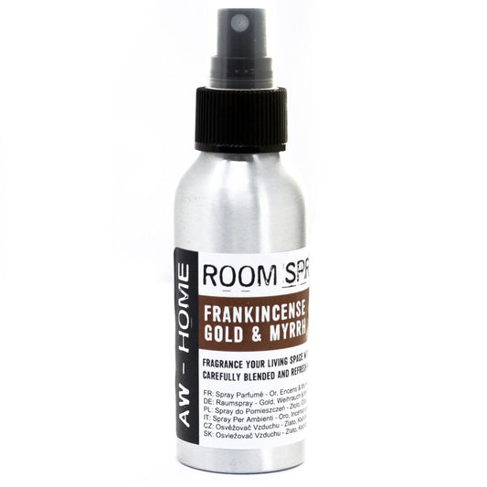 100ml Room Spray - Gold, Frankincense & Myrrh - Luna Panther