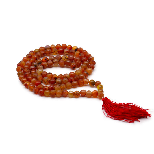 108 Bead Mala - Carnelian - Luna Panther