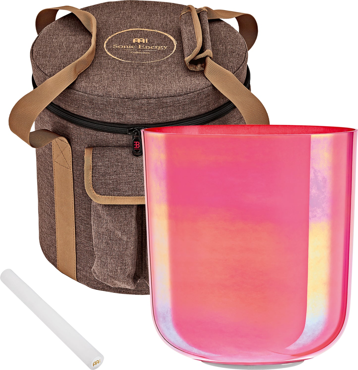 MEINL Sonic Energy Essence Crystal Singing Bowl 7.5" - G3/Throat Chakra/440 Hz - Lotus Pink detail view 10 at Luna Panther