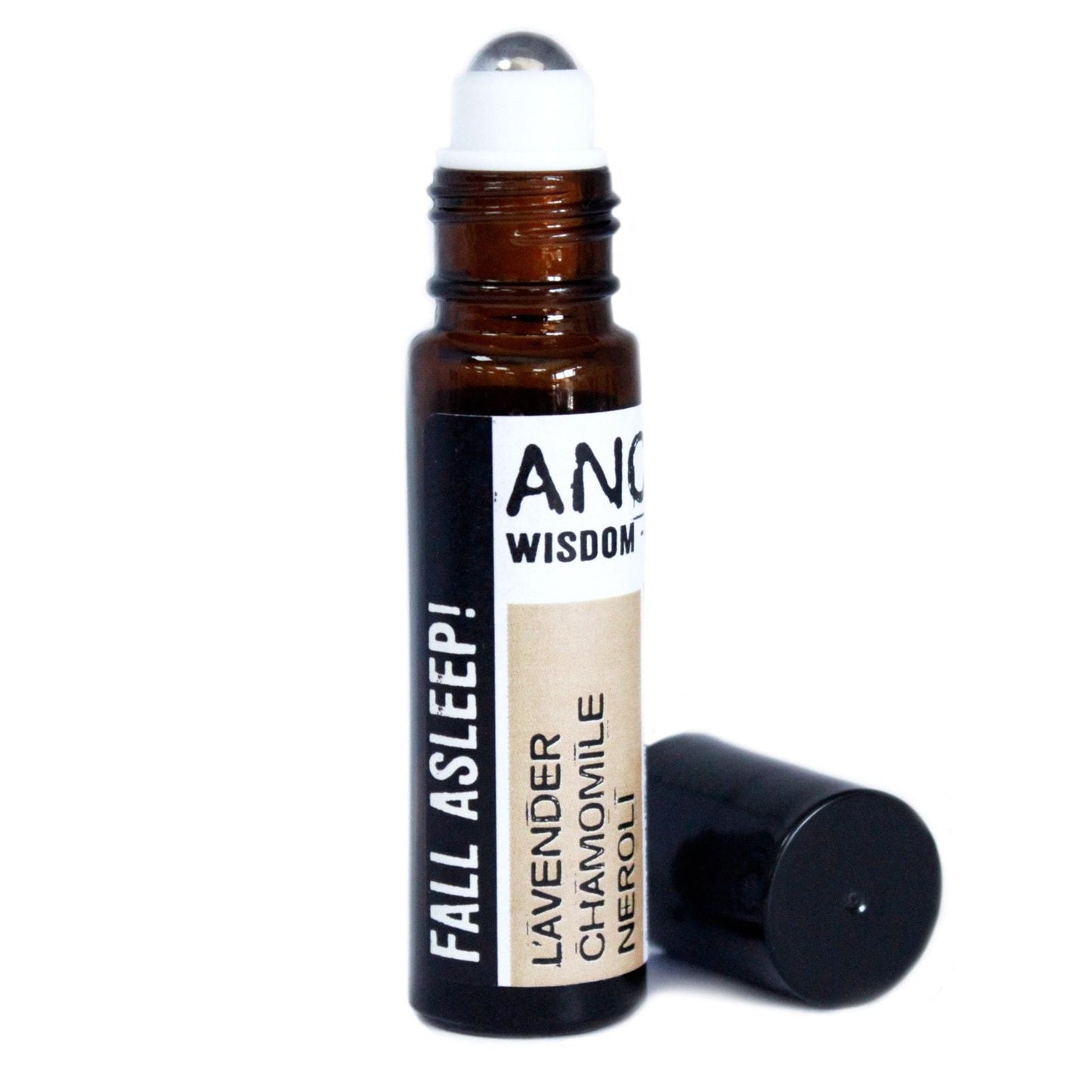 Polished 10ml Roll On Essential Oil Blend - Fall Asleep! featuring natural patterning and unique variations - Luna Panther