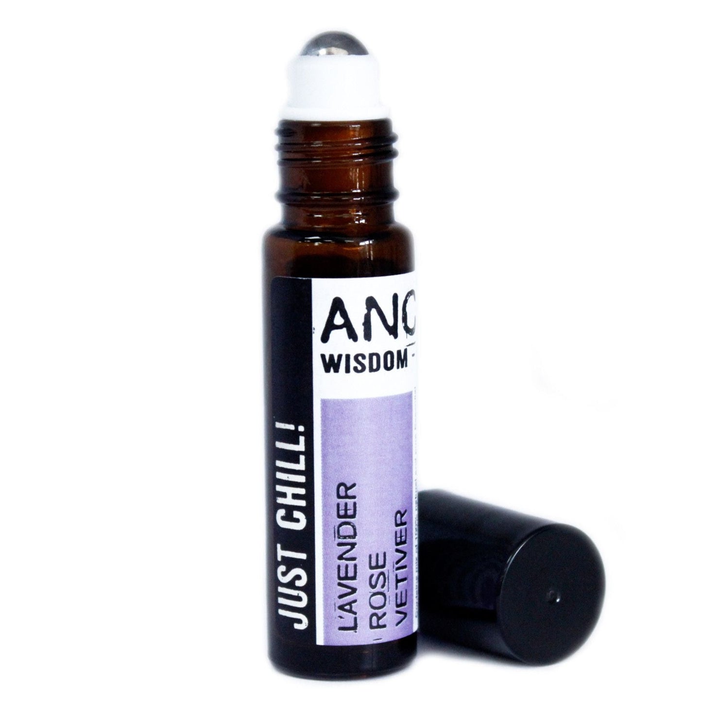 Polished 10ml Roll On Essential Oil Blend - Just Chill! featuring natural patterning and unique variations - Luna Panther