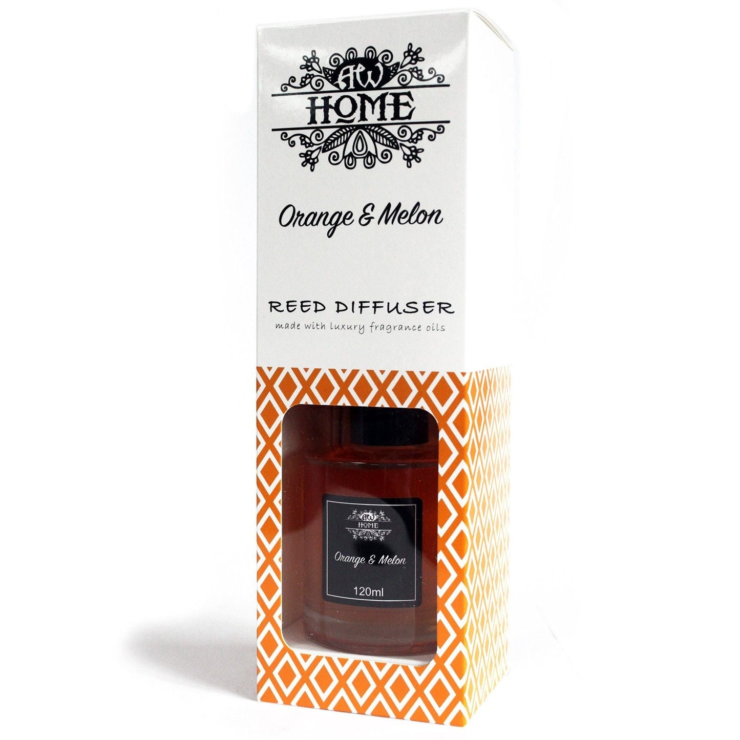 120ml Reed Diffuser - Orange & Melon - Luna Panther