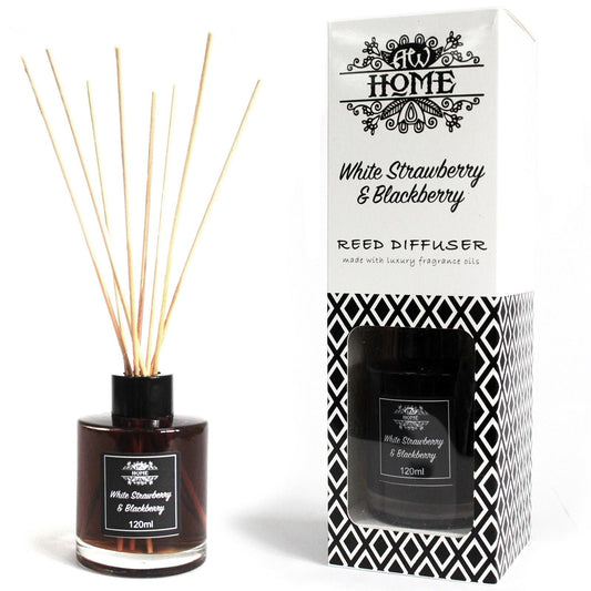 120ml Reed Diffuser - White Strawberry & Blackberry - Luna Panther