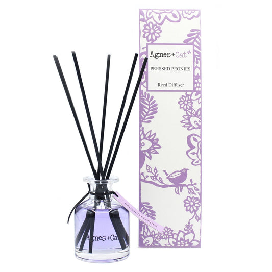 140ml Reed Diffuser - Pressed Peony - Luna Panther