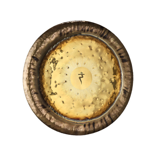 Meinl Sonic Energy Chakra Gong 36" - Solar Plexus Chakra/126,22 Hz/B1 detail view 2 at Luna Panther alternate view