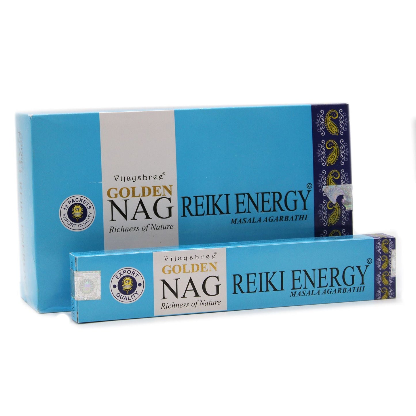 15g Golden Nag - Reiki Energy 15g incense sticks at Luna Panther