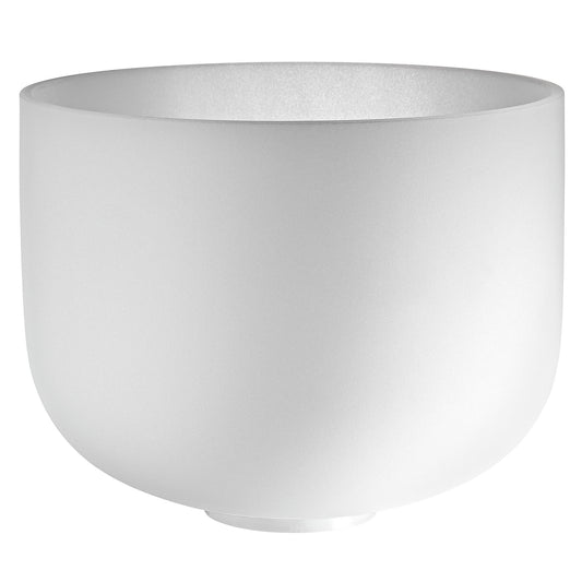 MEINL Sonic Energy White-Frosted Crystal Singing Bowl 12" - C4/Root Chakra/440 Hz at Luna Panther