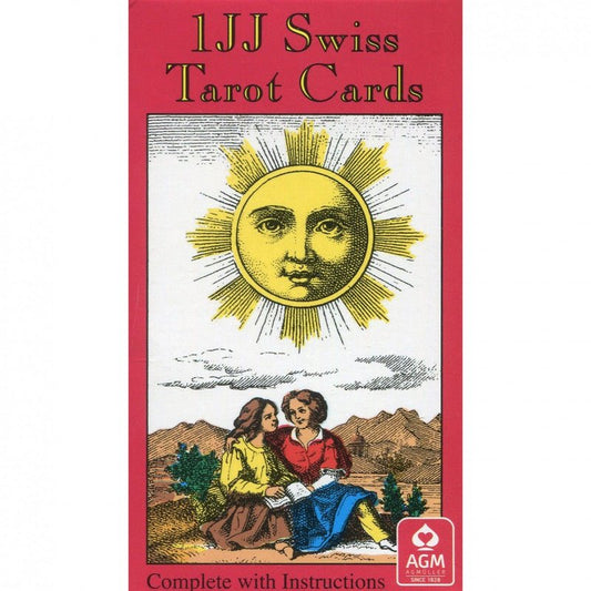 Polished 1JJ Swiss Tarot Cards featuring natural patterning and unique variations - Luna Panther