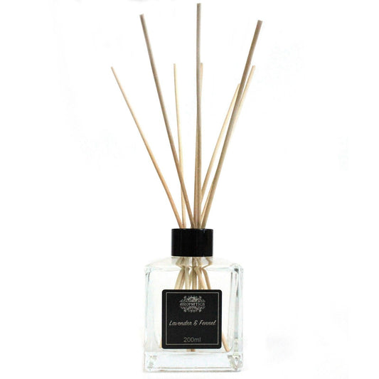 200ml Lavender & Fennel Essential Oil Reed Diffuser - Luna Panther alternate view