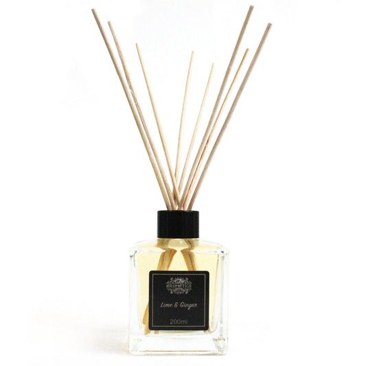 200ml Lime & Ginger Essential Oil Reed Diffuser - Luna Panther alternate view