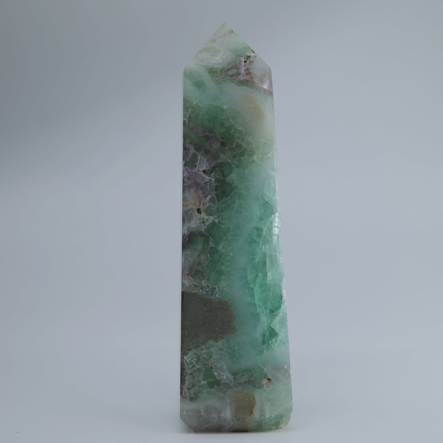 Flourite Tower 235g natural crystal tower additional-4
