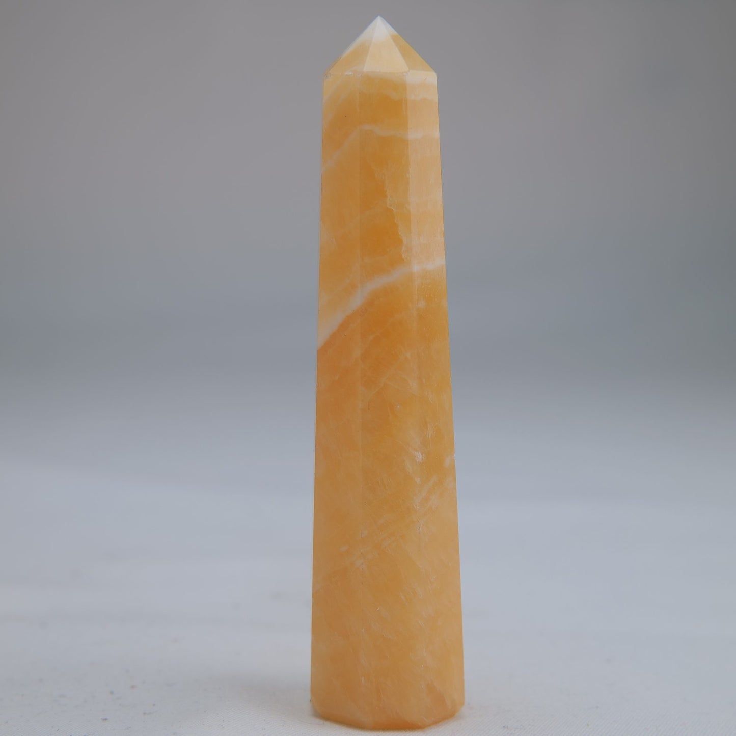 Yellow Banded Calcite Point 57g additional-3