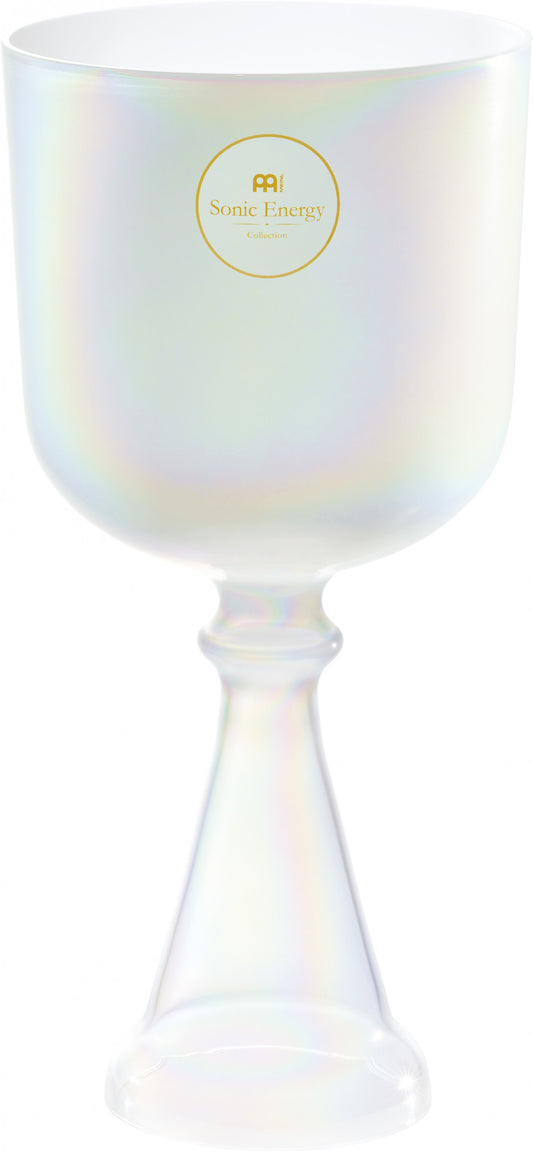 MEINL Sonic Energy Crystal Singing Chalice 5.5" - A4/Brow Chakra/440 Hz - Creamy at Luna Panther