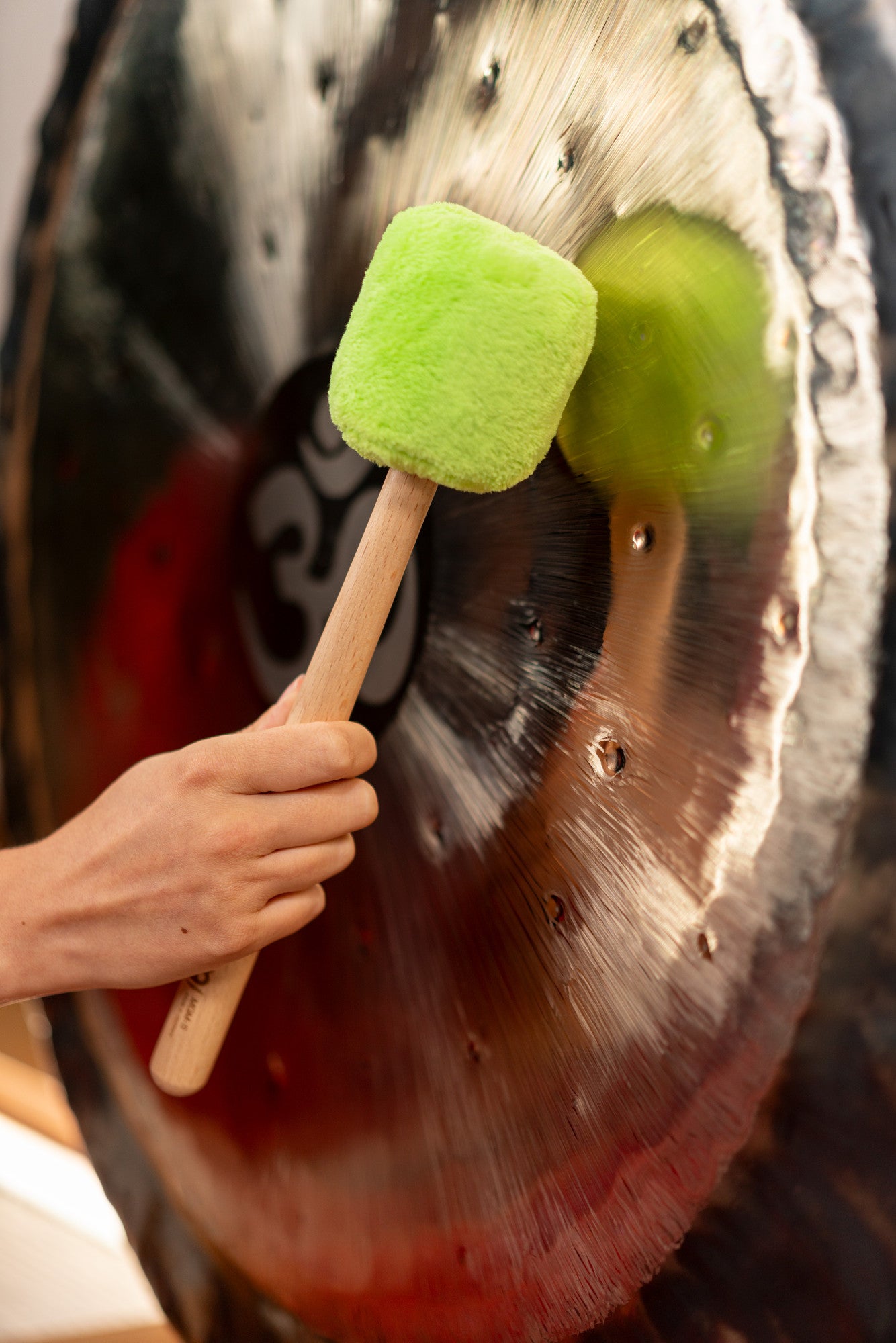 MEINL Sonic Energy Gong Mallet Small - Pure Green detail view 3 at Luna Panther