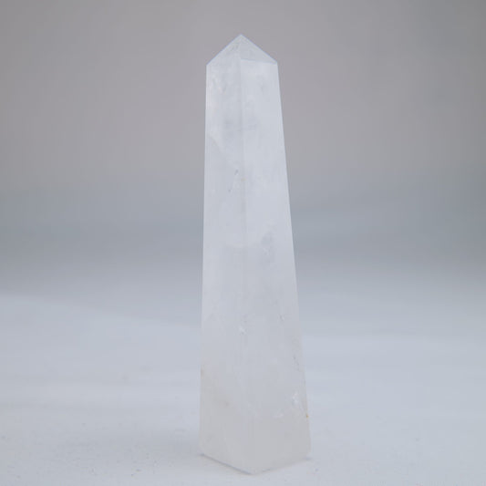 Clear Quartz Tower 71g side alternate view