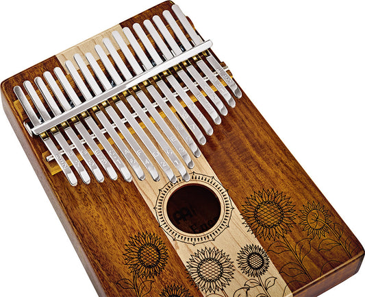 Meinl Sonic Energy Sound Hole Kalimba - 17 tones, maple + acacia detail view 2 at Luna Panther alternate view