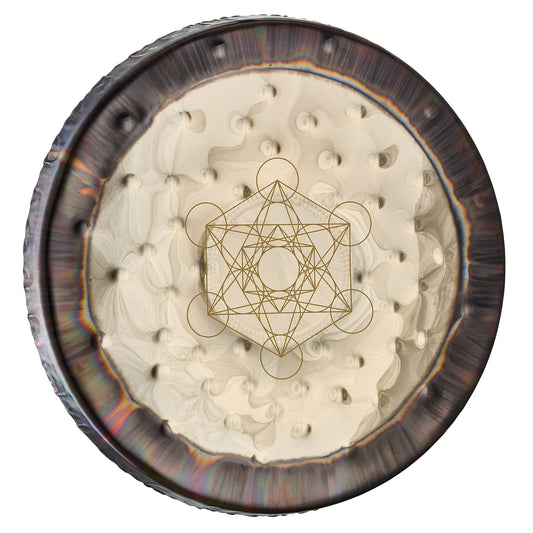 MEINL Sonic Energy 22" Soundscape Gong, Metatron’s Cube at Luna Panther