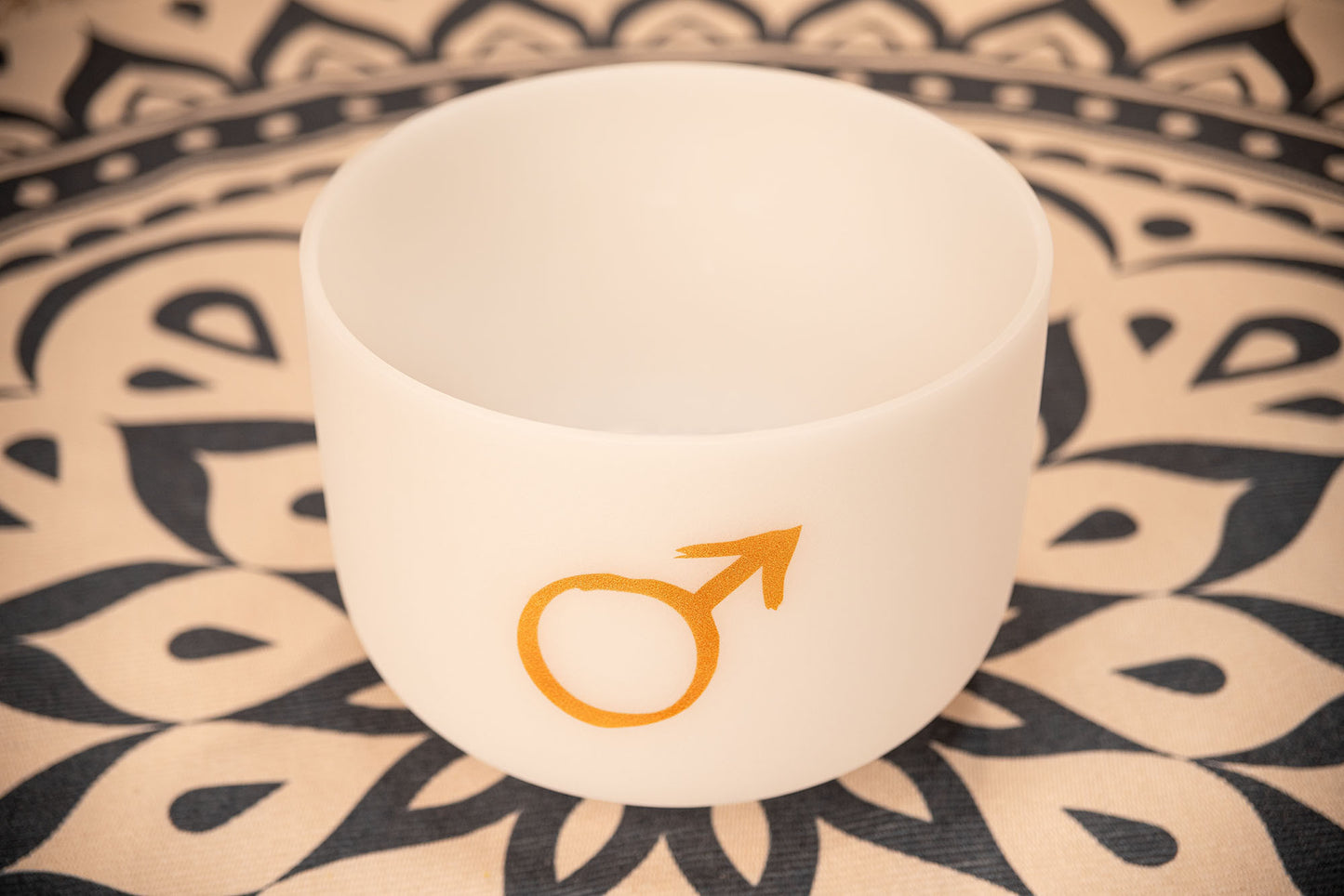 MEINL Sonic Energy Planetary Tuned Crystal Singing Bowl 12" - Mars/144.72 Hz detail view 5 at Luna Panther