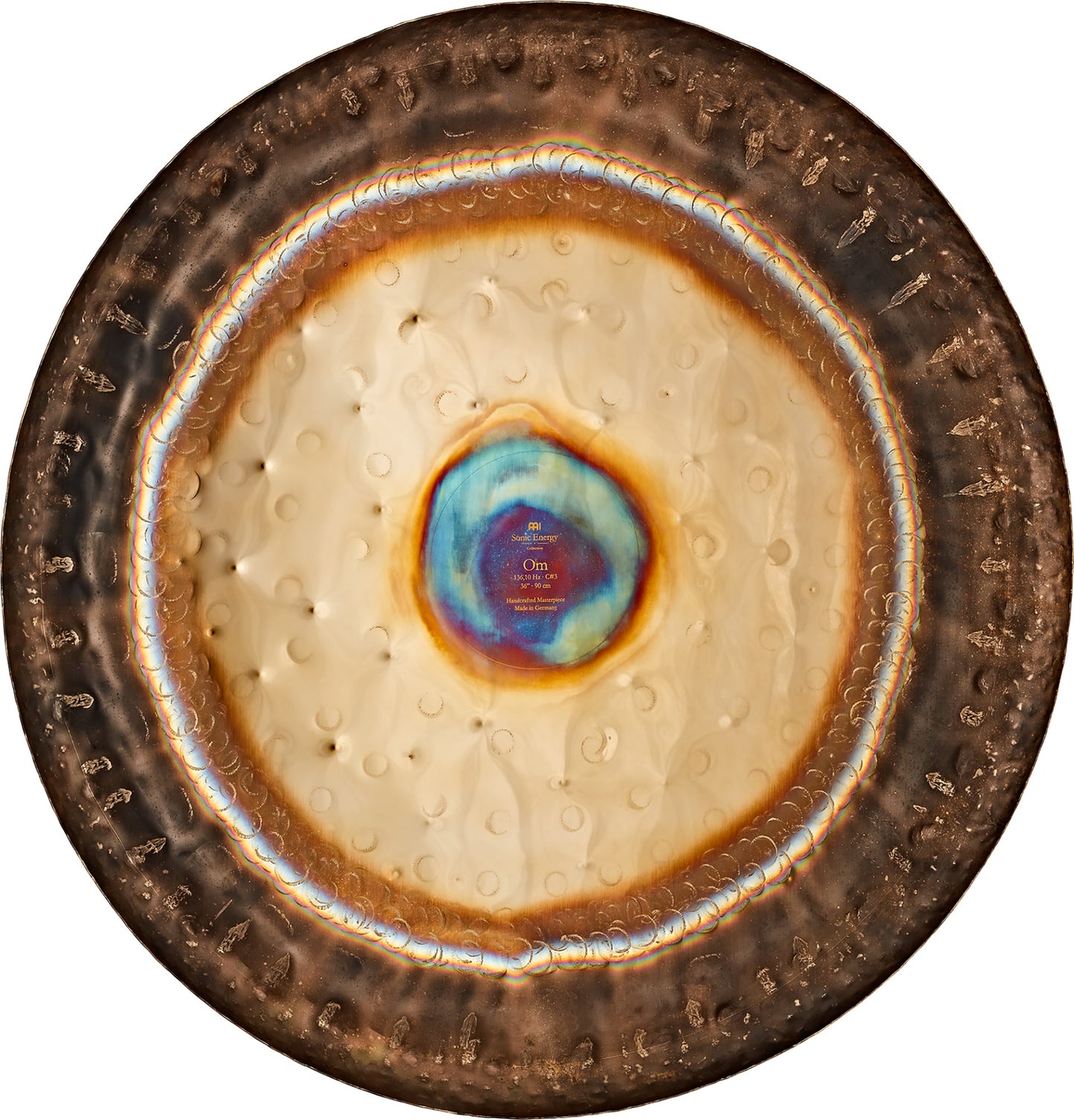 MEINL Sonic Energy Om Gong 36" - 136.10 Hz/C#2/Heart Chakra detail view 7 at Luna Panther