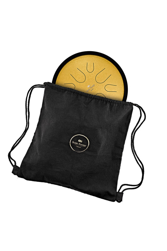 MEINL Sonic Energy Compact Steel Tongue Drum 10" - D Minor/8 Notes/432 Hz - Gold detail view 2 at Luna Panther alternate view