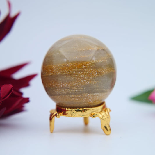 Yellow Aventurine Sphere 137g at Luna Panther