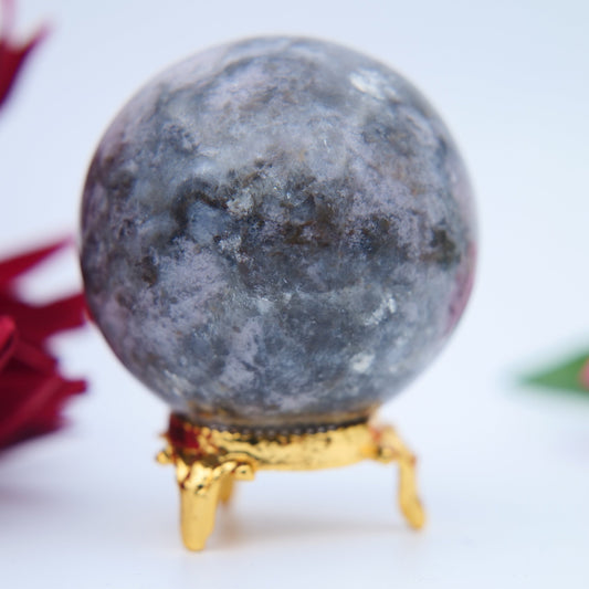 Blue Iolite Sphere 250g at Luna Panther