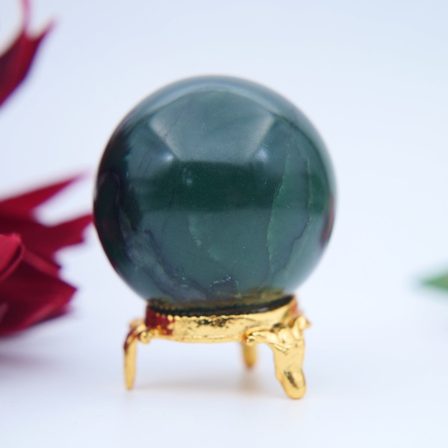 Green Jade Sphere 161g at Luna Panther