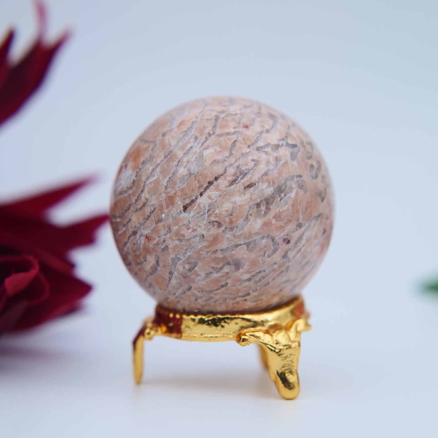 Unakite Sphere – 46 mm / 131 g tarot deck