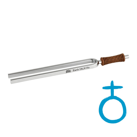 MEINL Sonic Energy Tuning Fork - Earth-Year/Om - 136.10 Hz/C#3 at Luna Panther