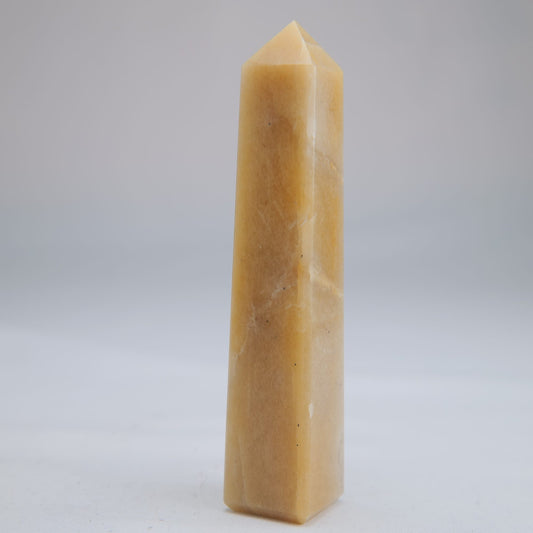 Golden Quartz Tower 90g side alternate view