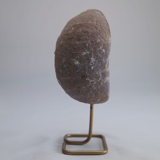 Agate Geode Druzy on Stand 244g - Luna Panther alternate view