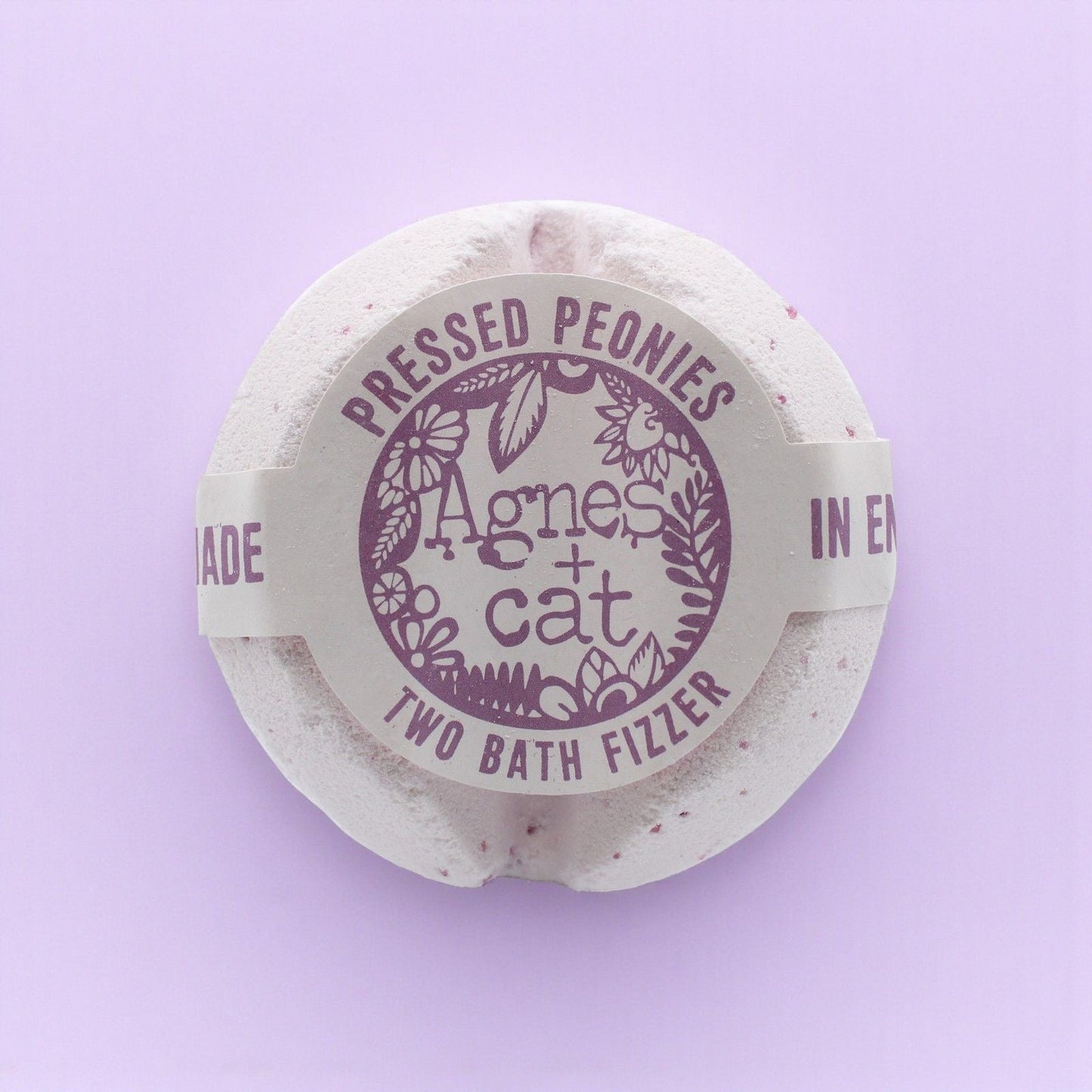 Agnes + Cat Bath Fizzer - Pressed Peonies - Luna Panther