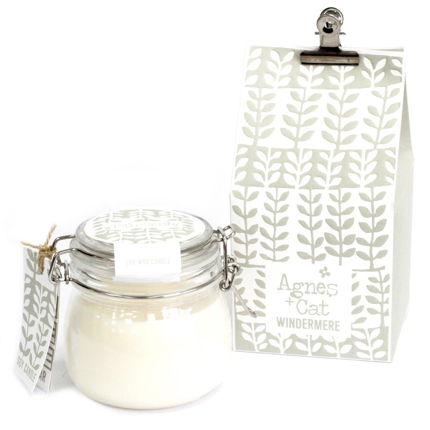 Agnes + Cat Kilner Jar Candle - Windermere - Luna Panther