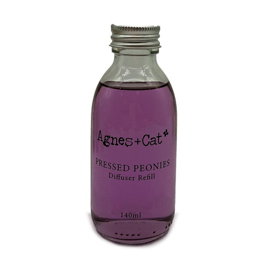 Agnes + Cat Reed Diffuser Refill - Pressed Peonies 150ml - Luna Panther alternate view