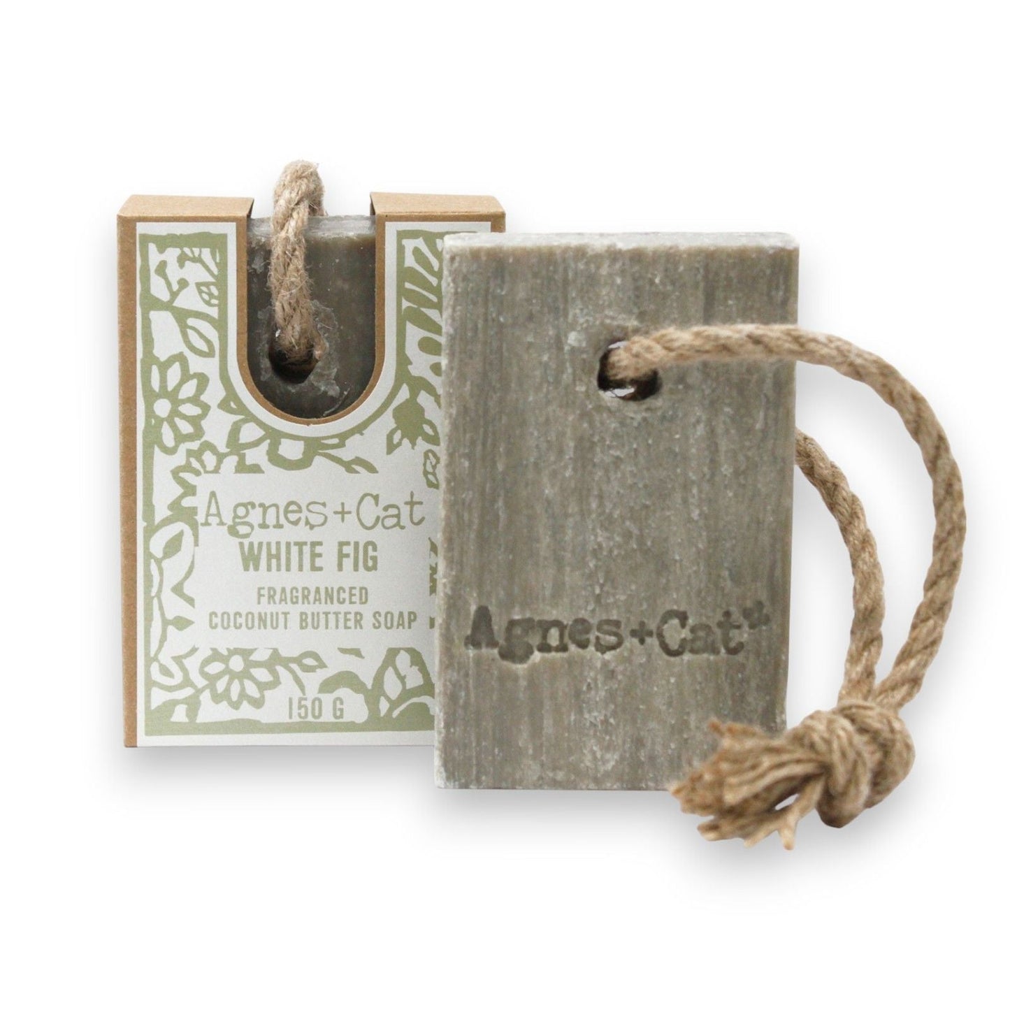 Agnes + Cat Soap On A Rope - White Fig - Luna Panther