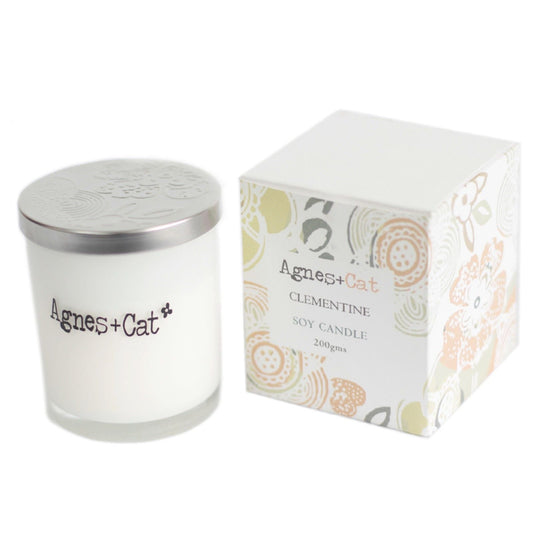 Agnes + Cat Votive Candle - Clementine - Luna Panther alternate view