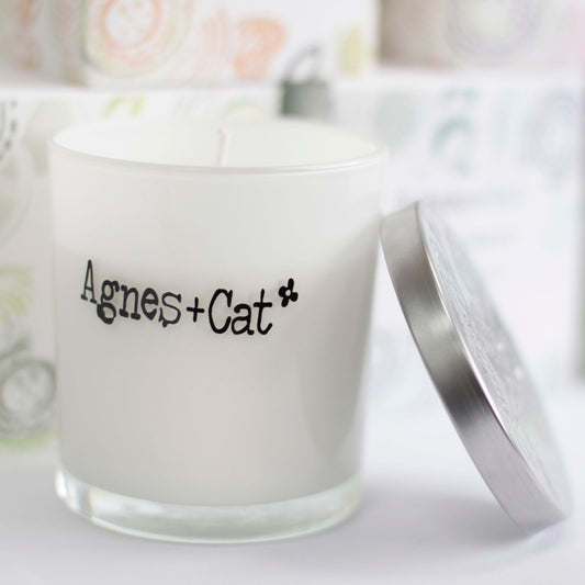 Agnes + Cat Votive Candle - Tea and Roses - Luna Panther alternate view