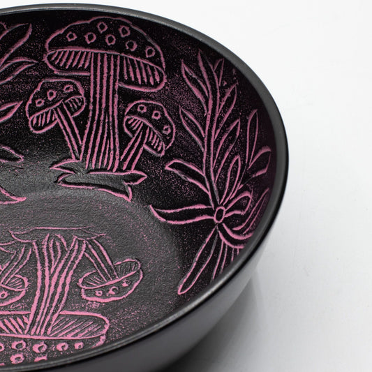 Aluminium Singing Bowl – Magic Mushroom – Pink (20 cm) — percussion, image 1 of 6.