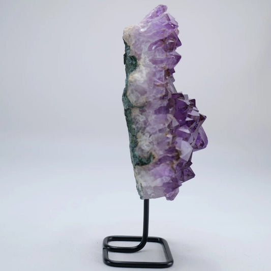 Amethyst Druzy on Stand 387g - Luna Panther alternate view