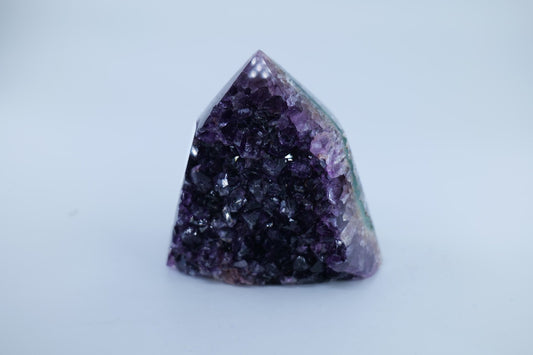 Polished Amethyst Polished Point 353g featuring rich purple colour and natural clarity - Luna Panther