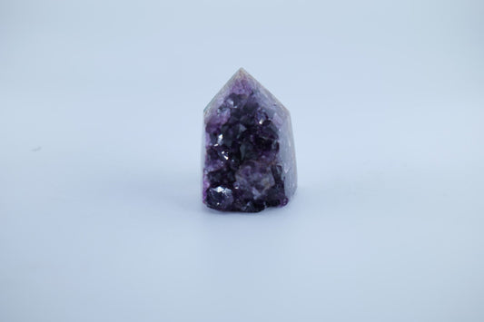 Polished Amethyst Polished Point 97g featuring rich purple colour and natural clarity - Luna Panther