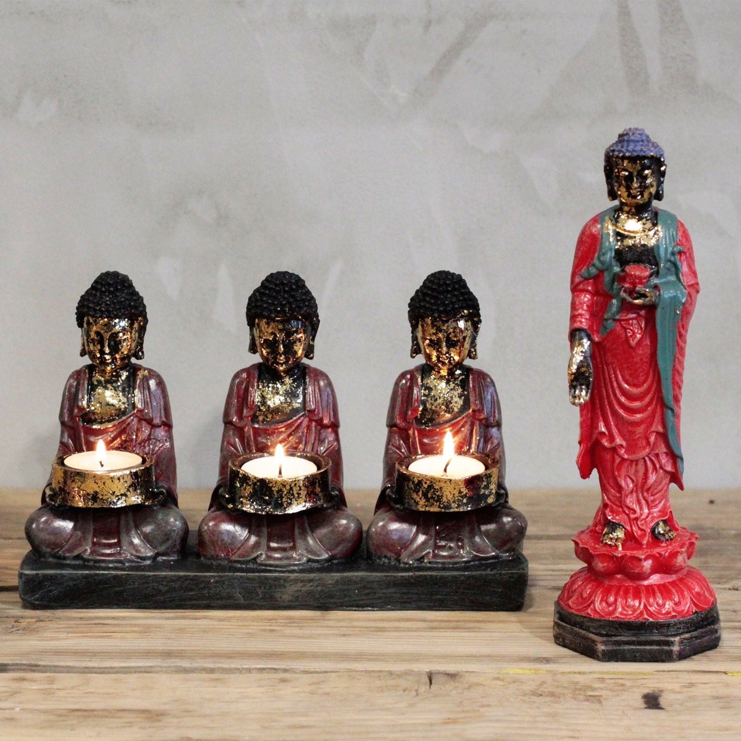 Antique Buddha - Standing - Luna Panther