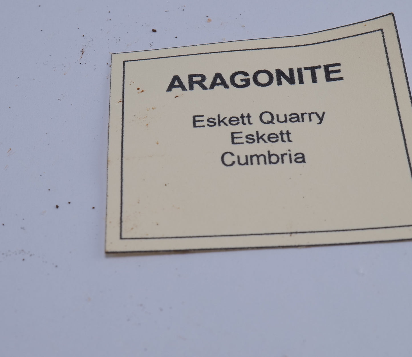 Aragonite from Eskett Quarry, England - 89.76g