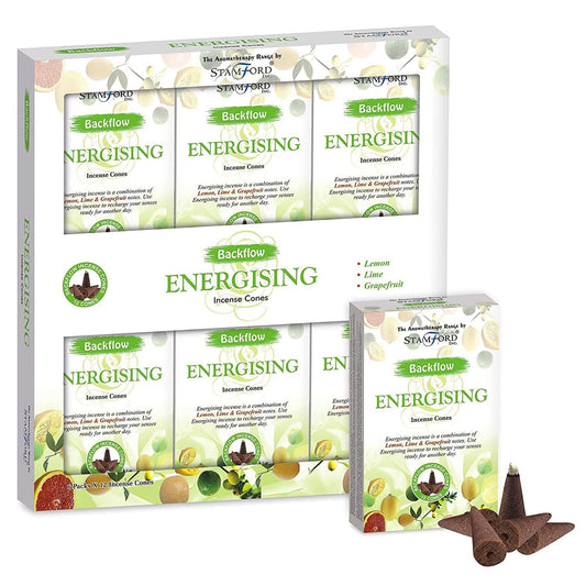 Aromatherapy Backflow Cones - Energising - Luna Panther
